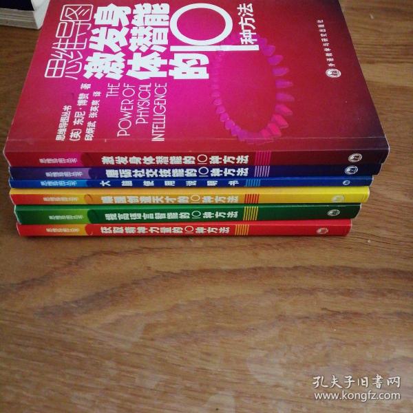 思维导图丛书：大脑使用说明书、磨砺社交潜能的10种方法、激发身体潜能的10种方法、唤醒创造天才的10种方法、提高语言智能的10种方法、获取精神力量的10种方法【6本和售】