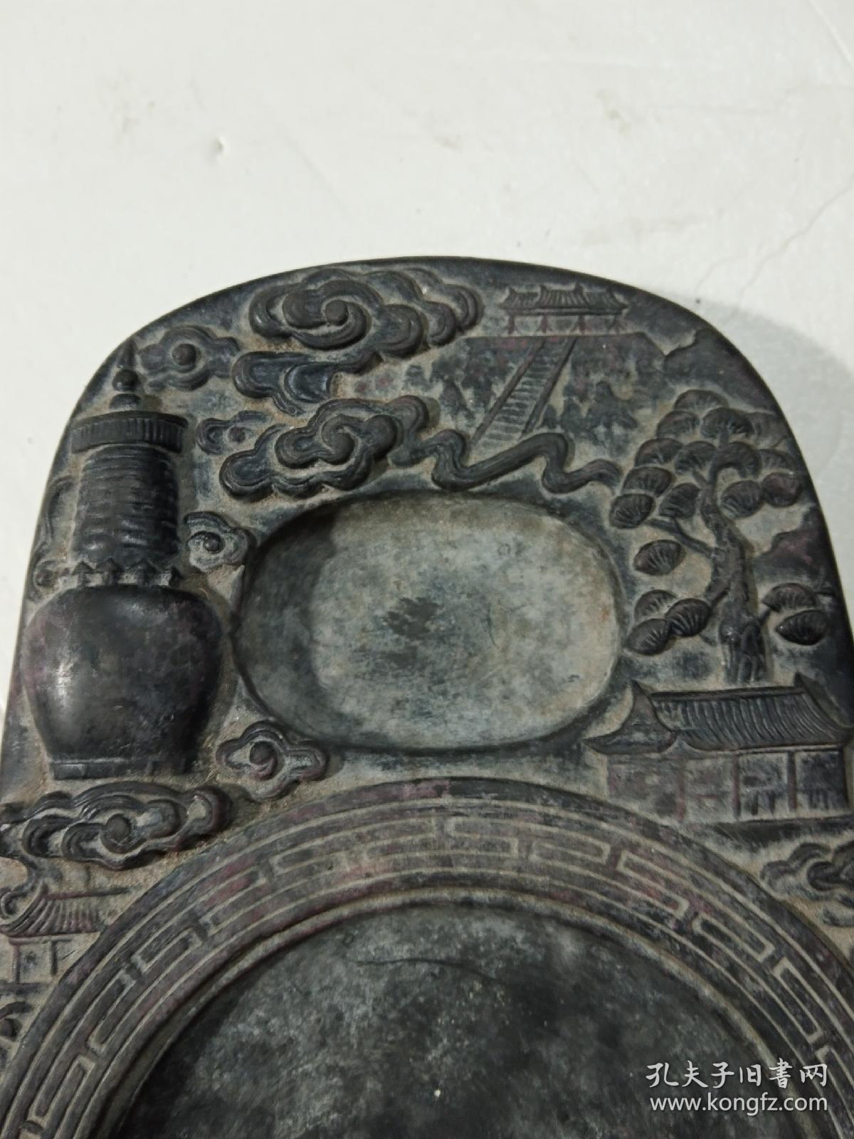 清代风光老砚台(精美漂亮)少见