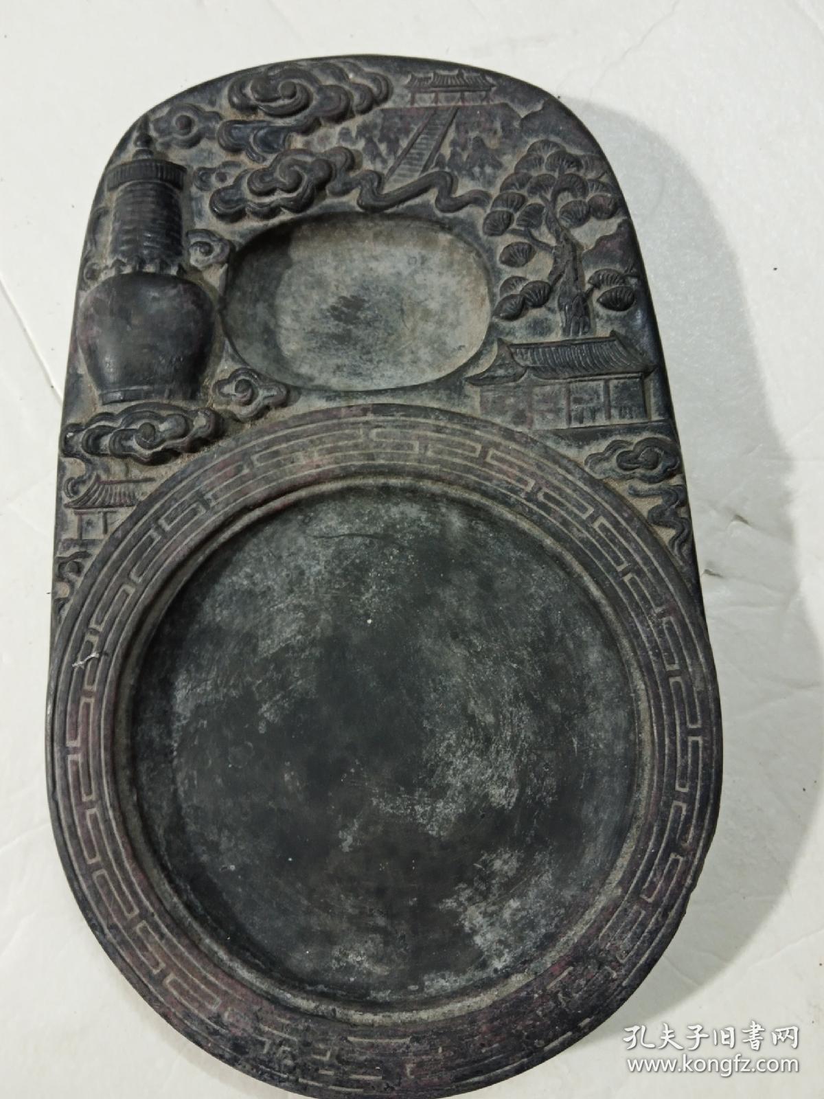 清代风光老砚台(精美漂亮)少见