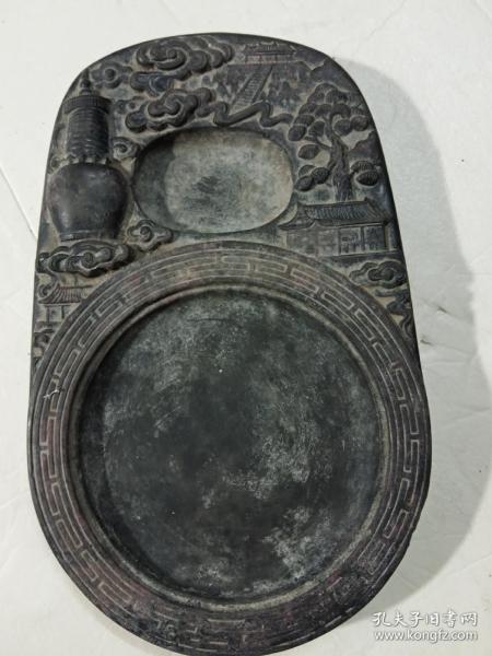 清代风光老砚台(精美漂亮)少见