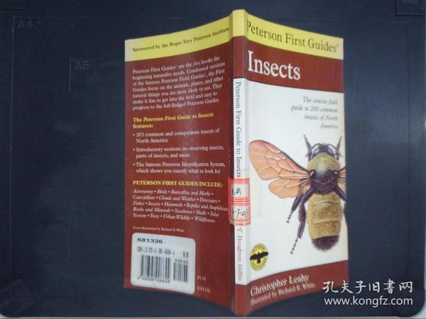 Peterson First Guide： Insects of North America（详见图）