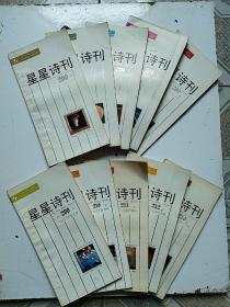 星星诗刊（1992年-1993年 203,204,205,206,207,209,210,211,212,213）十本合售