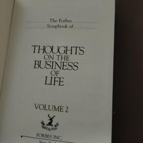 THE FORBES SCRAPBOOK OF THOUGHTS ON THE BUSINESS OF LIFE:I、