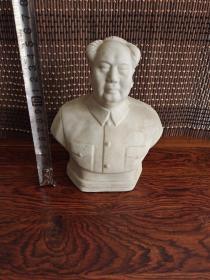 伟大领袖毛主席瓷像完整漂亮老干部留下来的保存完整