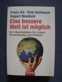 Eine bessere Welt ist möglich: Ein Marshallplan für Arbeit, Entwicklung und Freiheit 2007年德国印刷 德语原版