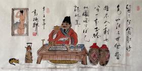 郭德纲～国画作品
【尺寸】100/50cm 
【材质】 宣纸～未装裱
【供货】188元/幅
【备注】～带暗记