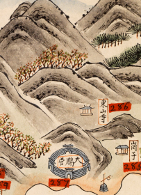 0162古地图1800 南中国海岸图卷 法国藏本纸本大小35.56*531.39厘米。宣纸原色微喷印制