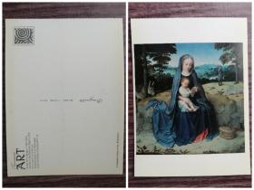外国明信片，荷兰画家杰拉德大卫，美术绘画，品如图
