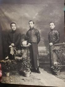 精武体育会精武三杰1920年代合影，精品