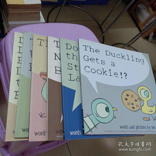 英文原版 凯奖作家Mo Willems经典作品 Pigeon 鸽子系列 绘本6册 3-9岁——a