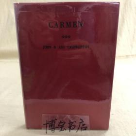 高尔斯华绥签名本： Carmen 《 卡门 》 1933年初版毛边本 ，封面和封底也非常漂亮 ，好纸印刷，限量600册，此书编号157，高尔斯华绥亲笔签名。带书衣，所以品相完美