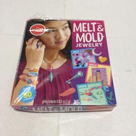 英文原版 制作模型首饰 Klutz儿童手工书 DIY 培养动手能力 Melt and Mold Jewelry 英文少儿手工