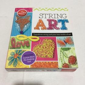 英文原版 Klutz String Art 丝线艺术 创意手工DIY 儿童益智图书玩具