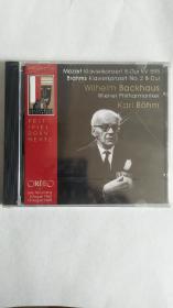 ORFEO  MOZART，BRAHMS由BACKHAUS 钢琴家演奏，KARL BOHM指挥，
2009年德国首版，古典CD全新未拆。

正版唱片不接受议价不包邮谢谢。
音像制品是可复制品，本店所卖出的音像制品一律不退不换，品相如图，请看清楚后再下单，都是正版唱片，不再回答是否正版的问题，感谢您的理解与支持！