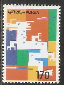 0033/2000韩国邮票，生肖龙，1全。