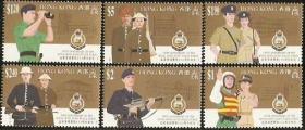 1994香港邮票，警察，6全。