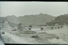 1974年底片三种；陈村水库和桃花潭附近的景色两张+八达岭长城一张。