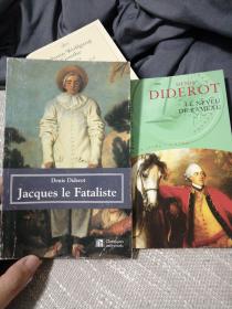 Jacques le Fataliste，Le neveu de Rameau
定命论者雅克，拉莫的侄儿。法语原版