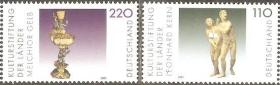 6146/2000德国邮票，雕塑，2全。