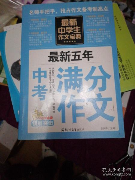 中学生作文宝典（全4册） 素材作文  中考满分作文  分类作文大全