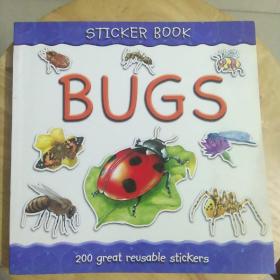 BUGS STICKER BOOK昆虫贴纸书（100）