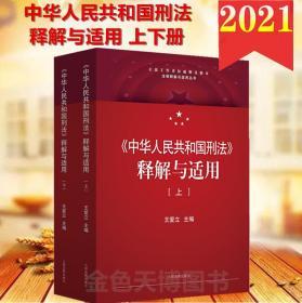 正版 2021 中华人民共和国刑法释解与适用 上下册 王爱立 根据刑法修正案十一修订 9787510931154 人民法院出版社