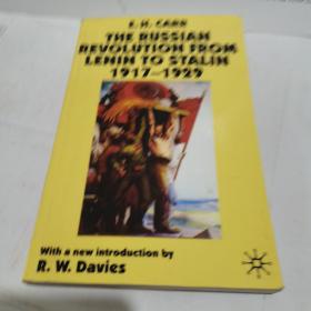E H Carr : The Russian Revolution from Lenin to Stalin 1917-1929 从列宁到斯大林的俄国革命 原版平装本
