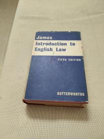 INTRODUCTION TO ENGLISH LAW