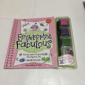 Fingerprint Fabulous: Create Sweet & Sparkly 英文儿童手工书