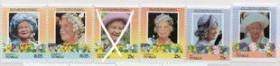 英联邦邮票C，英联邦各国伊丽莎白二世女王80寿诞 ， 一枚价
