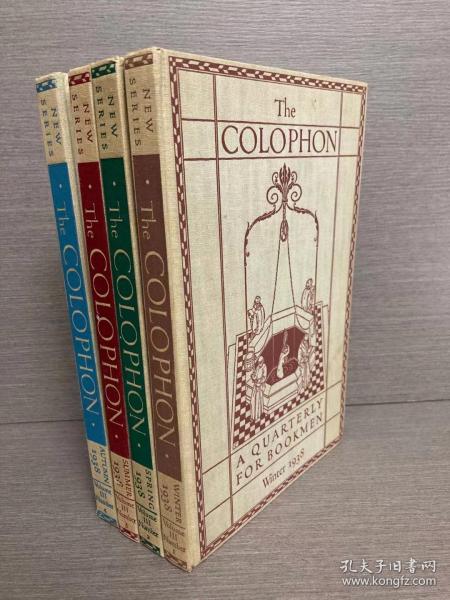 The Colophon New Series: Volume III Complete（书迷季刊新Colophon第三卷四册全，藏书名家云集，配插图，布面精装，老版书，好品相）