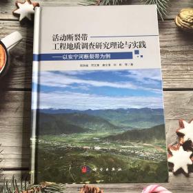 活动断裂带工程地质调查研究理论与实践——以安宁河断裂带为例