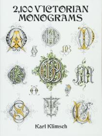 2100 Victorian Monograms  100种维多利亚字体 英文原版