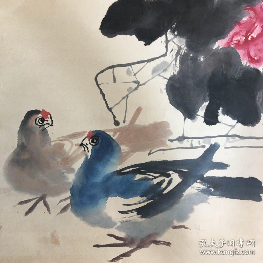 陈运权 (笔名石泉)，1959年生于湖北沙市，1983年毕业于广州美术学院中国画系。现为湖北美术学院教授、多所大学客座教授、硕士生导师、湖北省美术院特聘画家、中国美术家协会会员、中央文史研究馆书画院研究员、湖北省美术家协会理事、湖北省中国画艺委会副主任。

《高秋之娱》，保真，66x66cm，已裱轴，d0328