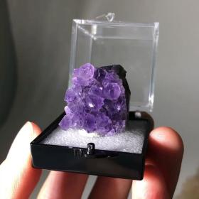 天然乌拉圭紫水晶簇疗愈石转运 乌拉圭产紫水晶