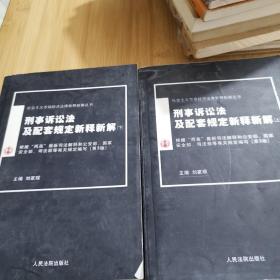 刑事诉讼法及配套规定新释新解（上下）/社会主义市场经济法律新释新解丛书