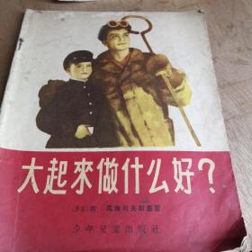 1957年老版大开彩色连环画 大起来做什么好？G区