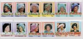 英联邦邮票C，英联邦各国伊丽莎白二世女王80寿诞 ，一枚价
