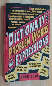 英文原版书 Dictionary of Problem Words and Expressions Harry Shaw  (Author)