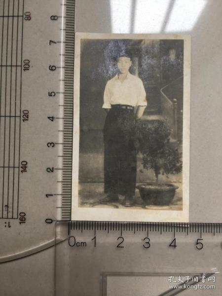 老照片1950年摄于桂林 留念尺寸 7.5+4.5