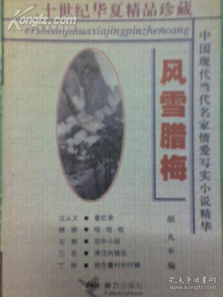 二十世纪华夏精品珍藏 中国现代当代名家情爱写实小说精华 风雪腊梅