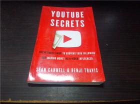 YOUTUBE SECRETS:The Ultimate Guide to Growing Your Following and Making Money as a Video Influencer 2018年  大32开平装  原版外文 图片实拍