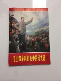 毛主席是我们心中的红太阳：画册、油画版【8位林彪像、看图】彩印版共46幅）