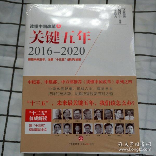 读懂中国改革4：关键五年2016--2020