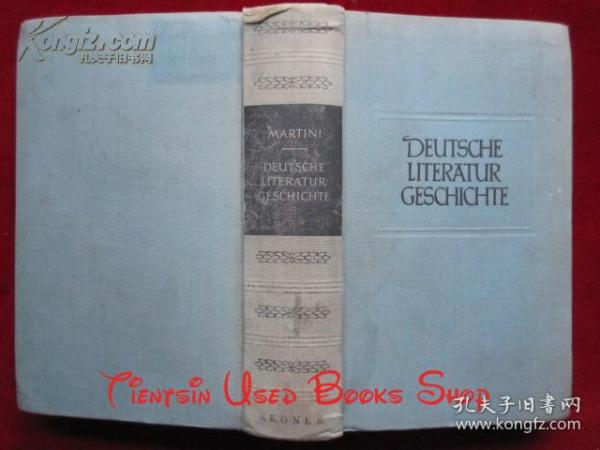 Deutsche Literaturgeschichte: von den Anfängen bis zur Gegenwart（German Edition）德国文学史：从开始到现在（德语原版 精装本）