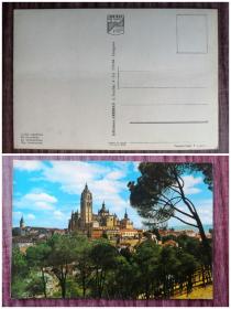 外国明信片，西班牙原版，托莱多风光，品如图