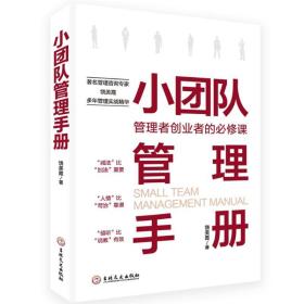 小团队管理手册 饶美霞 著 管理实务 经管、励志 吉林文史出版社有限责任公司 正版图书