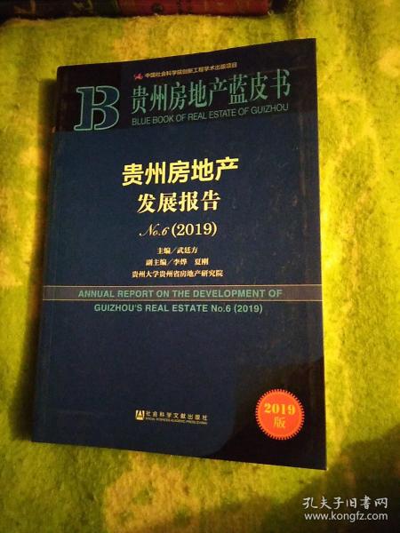 贵州房地产蓝皮书：贵州房地产发展报告No.6（2019）