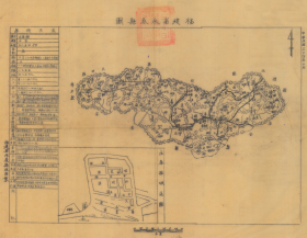 【提供资料信息服务】民国三十四年（1945年）《永春县图》（原图高清复制）民国泉州永春老地图，永春县老地图，永春县地图、永春地图。全图年代准确，左侧附县治资料，请看永春县甲级壮丁人数。永春县地理地名历史变迁史料。裱框以后，风貌佳。