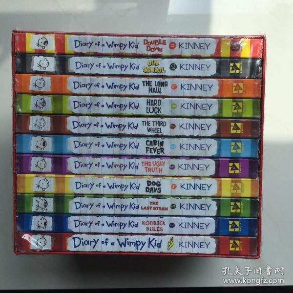 小屁孩日记1-11:Diary of a Wimpy Kid Box of Books (Books 1-11)(纸皮版)(套装共10册)